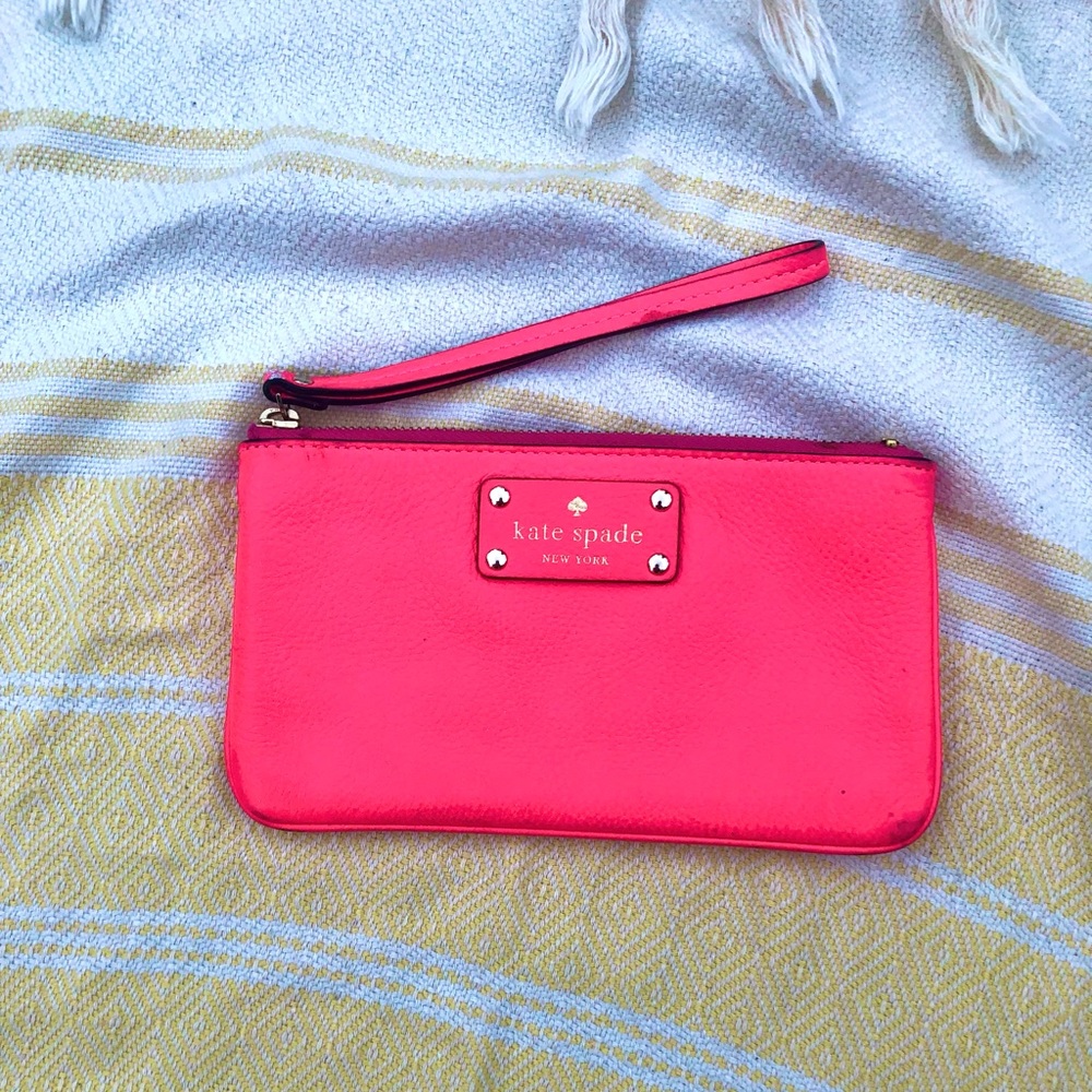 Hot pink Kate Spade ♠️ clutch/wallet